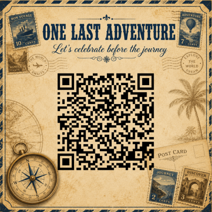 AI adventure card design front