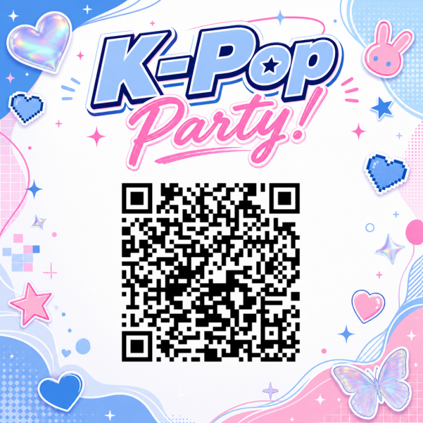 AI K-pop card design front